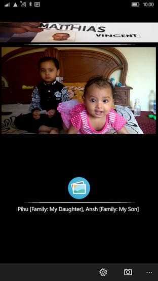App recognizes my Kids!