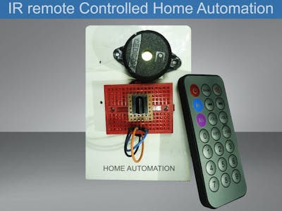 IR Remote Controlled Home Automation