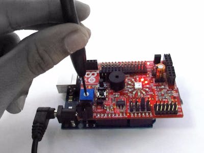 POTENTIOMETER SWEEP POSITION ON LED RING