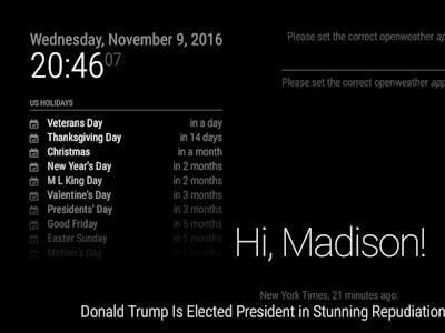 Magic Mirror Emails