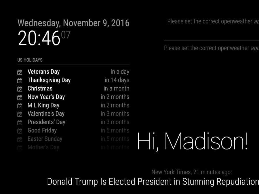 Magic Mirror Emails