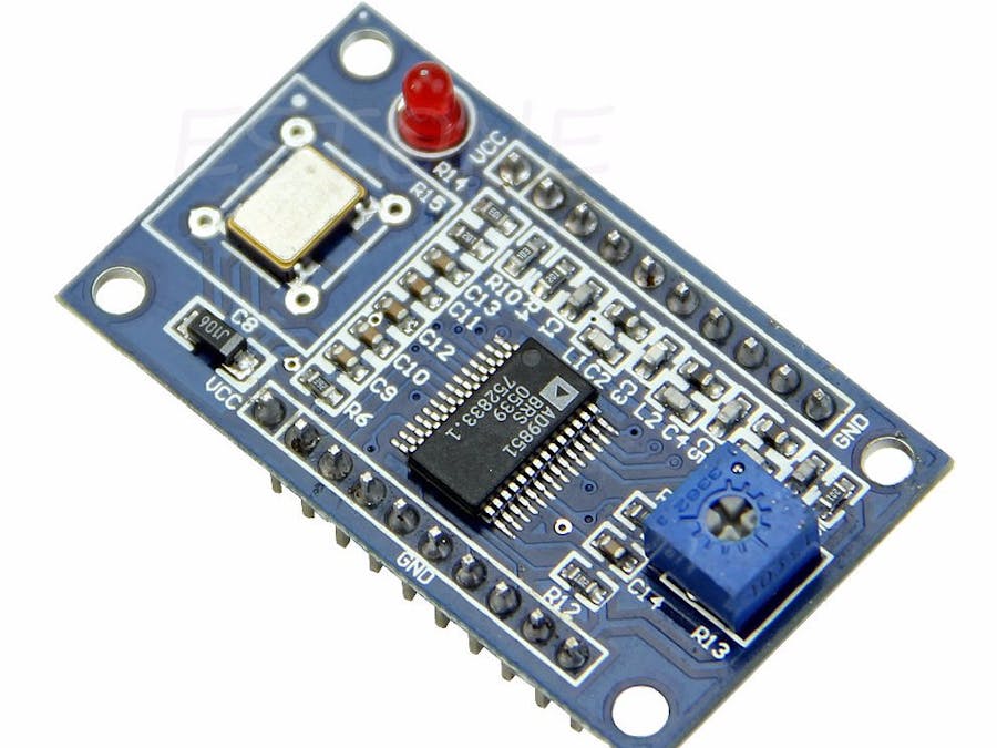 Arduino based DDS Signal generator using AD9851