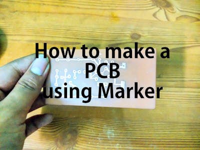 How to Make PCB Using Marker