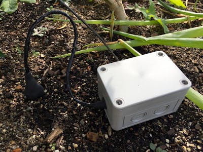 Soil Moisture Sensor Over Cellular for Remote Garden Plot