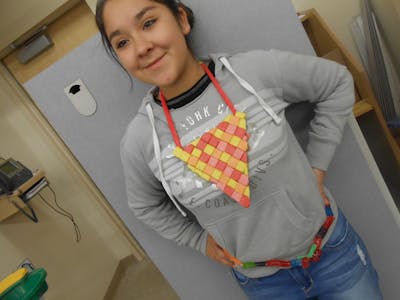 Candy Necklace and Belt Easy Costume!
