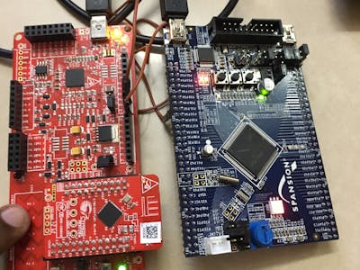 Controlling Peripherals between FM4 and PSoC 4 over UART