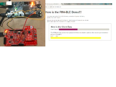 Ethernet - BLE Bridge between FM4 and PSoC 4 BLE
