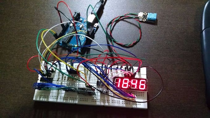 Digital Clock with Arduino, RTC and Shift Register 74HC595 - Hackster.io