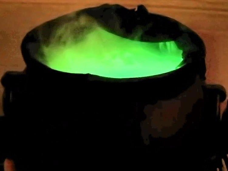 You Can't Creep up on This Creepy Cauldron!
