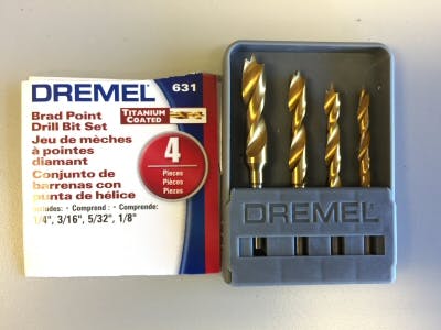 Brad Point Drill Bits - Great for Drilling Holes in Plastic