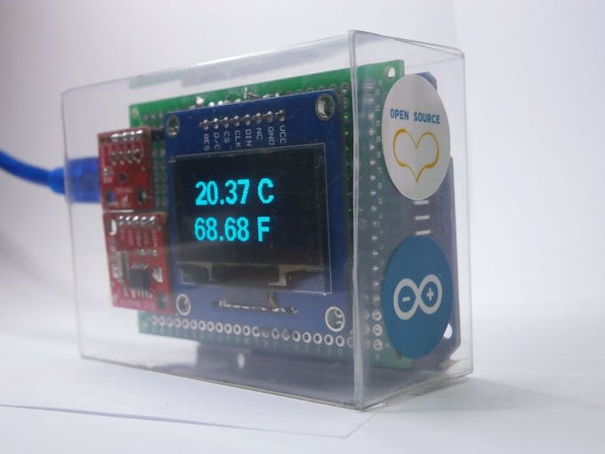 Thermoclock An Opensource Arduino Uno Oled Clock Arduino Project Hub 0111