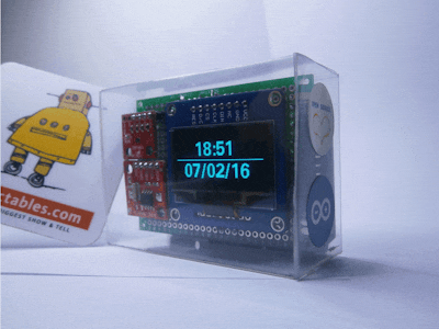 ThermoClock: An OpenSource Arduino UNO OLED Clock