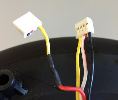Cable from LED Disc with Two Connectors