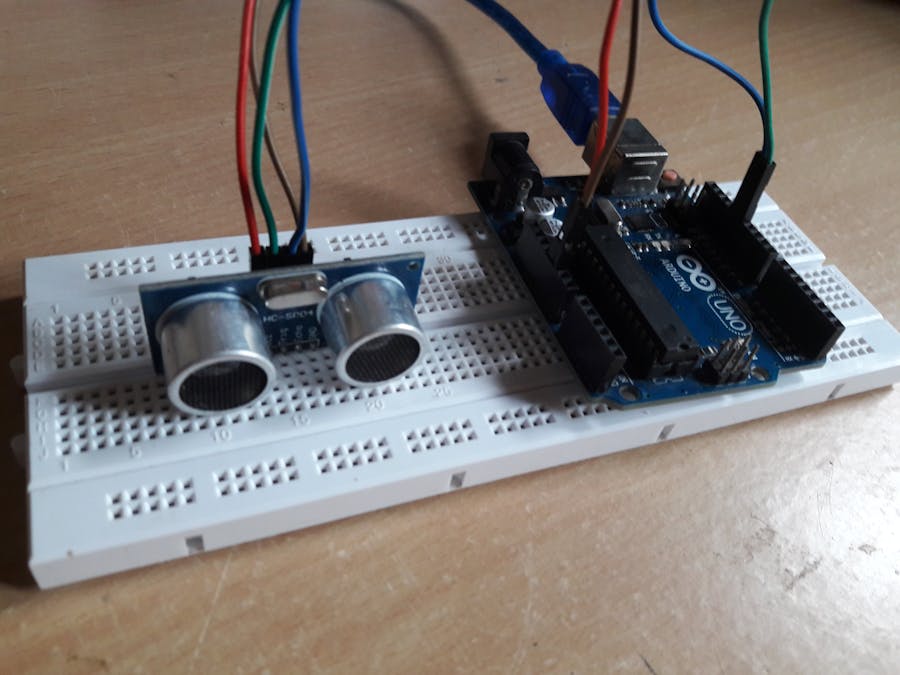 Ultrasonic Range Detector Using Arduino and SR-04F