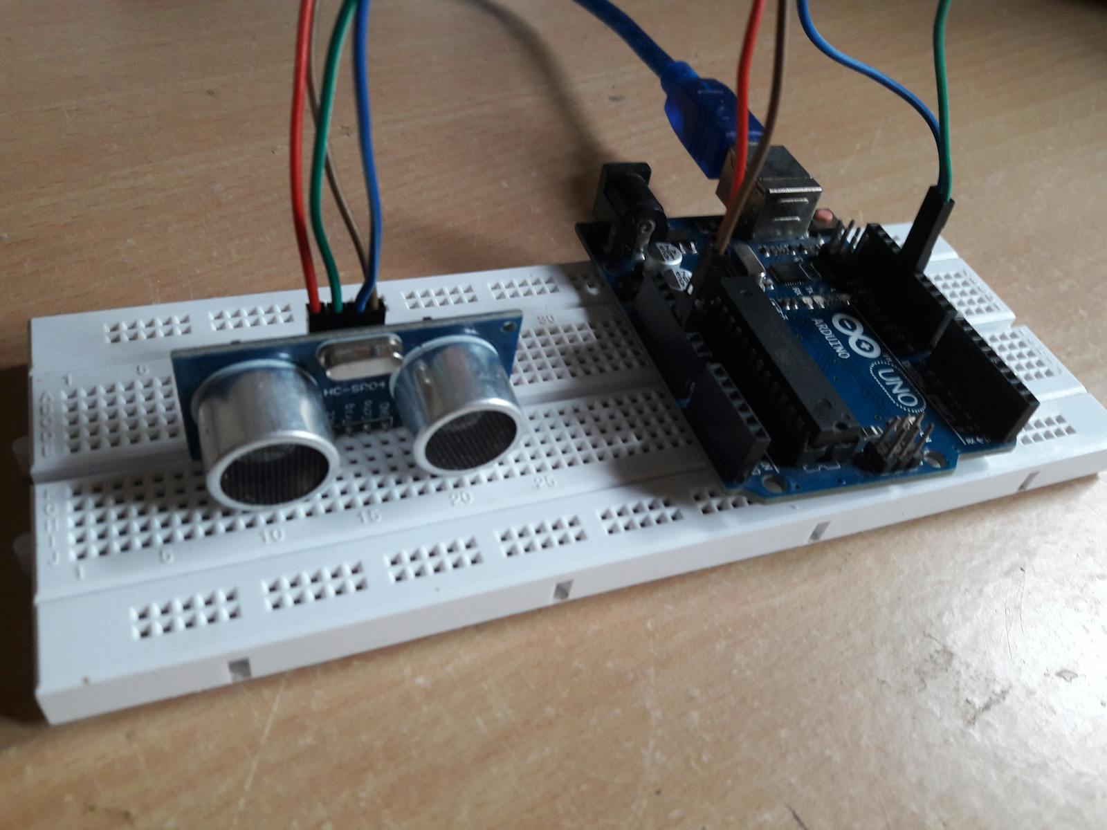 Ultrasonic Range Detector Using Arduino and SR-04F - Hackster.io