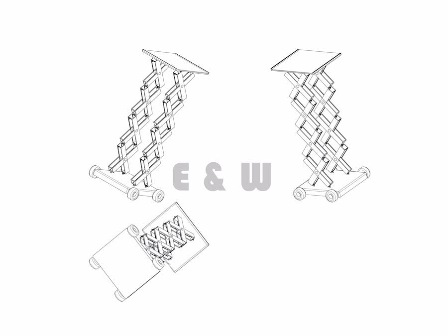 Smart Double-Scissors Lifting Platform