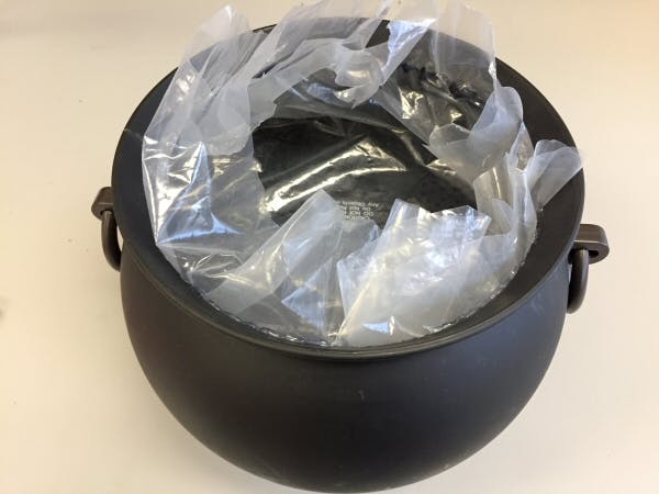 Sheet Hot Glued Into Place