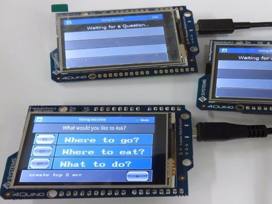 Voting Machine featuring 4Duino-24