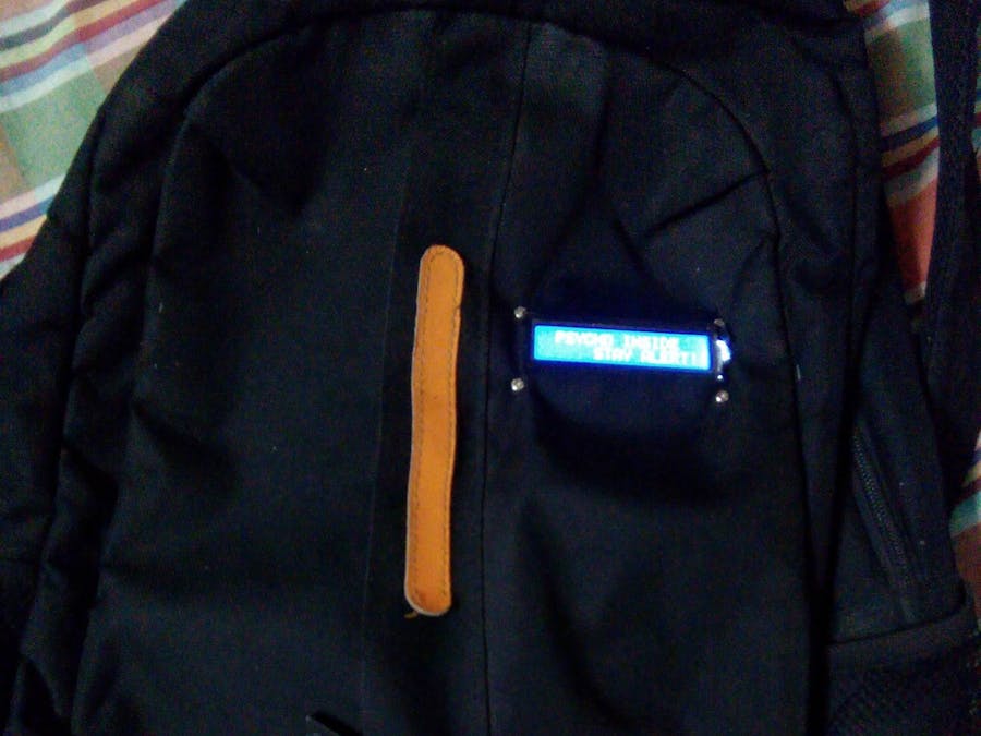 Wearable Assistant (Schoolbag)