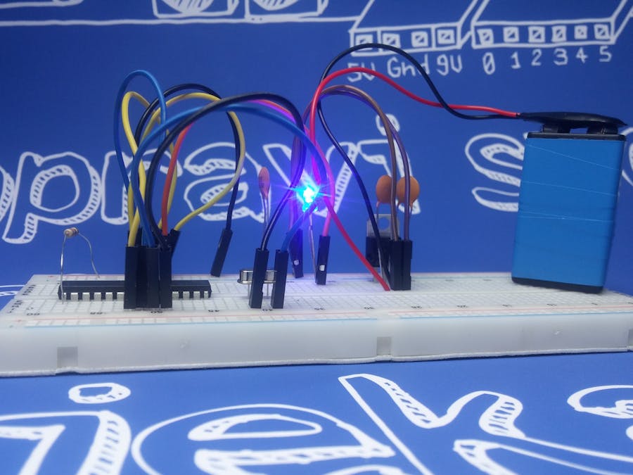 Arduino Chip AtMega328p on the Protoboard