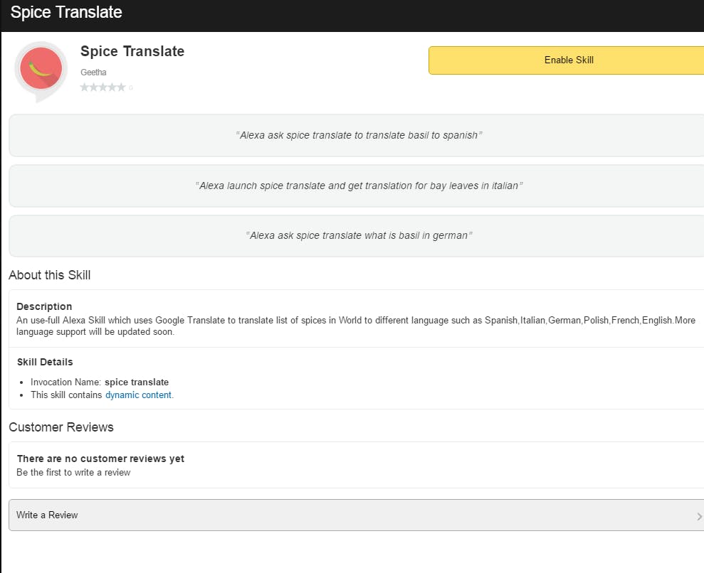 alexa spice google translate hackster io