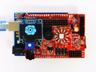 Animation in I2C OLED Display with idiotware shield