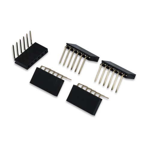 Female Right Angle 6-pin Header