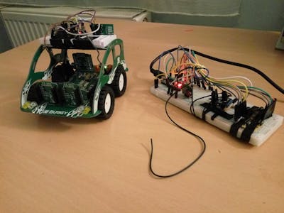Rf controlled buggy