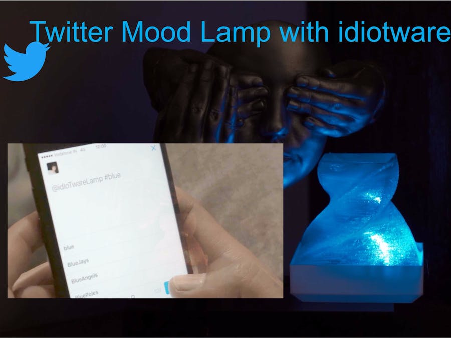 Twitter Mood Lamp with idiotware shield