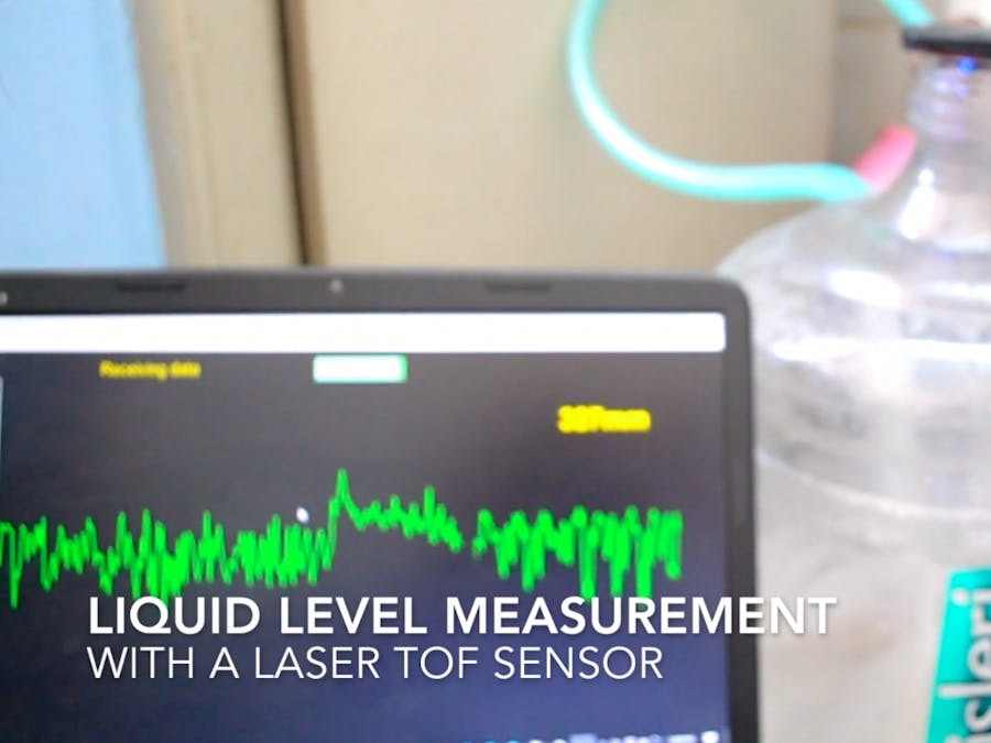 Liquid Level Sensing Using a Laser ToF Sensor