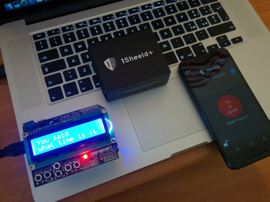 Arduino can hear and understand your voice with 1Sheeld !