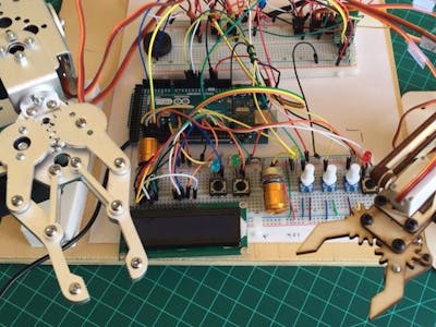 Local and Remote Programmable Robotic Arm