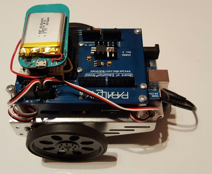 Completed hardware (unplugged)