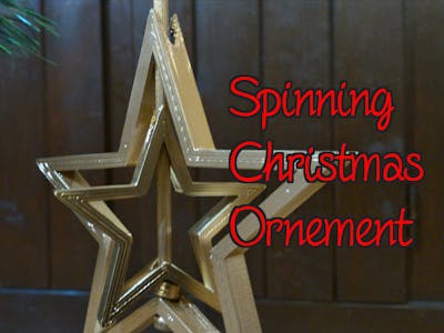 Simple Spinning Christmas Ornament