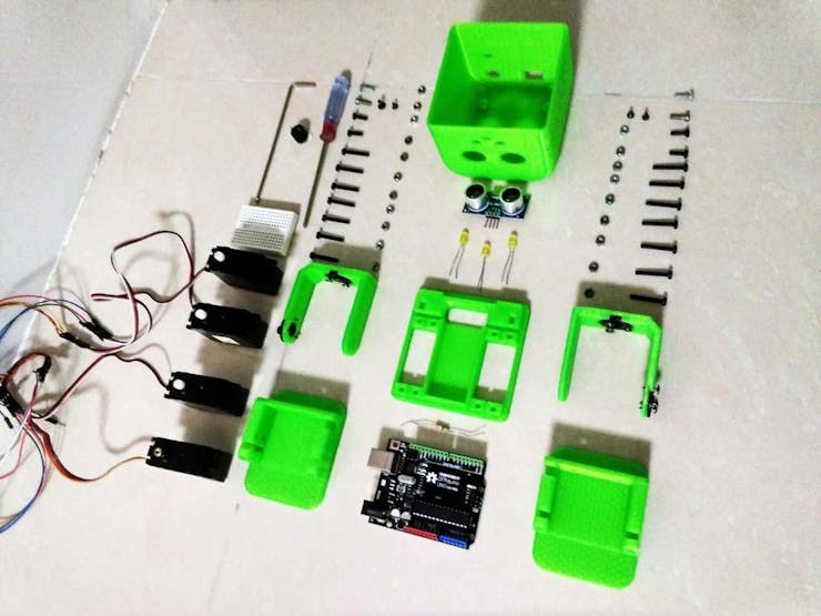 Tito Arduino UNO 3Dprinted robot Hackster.io