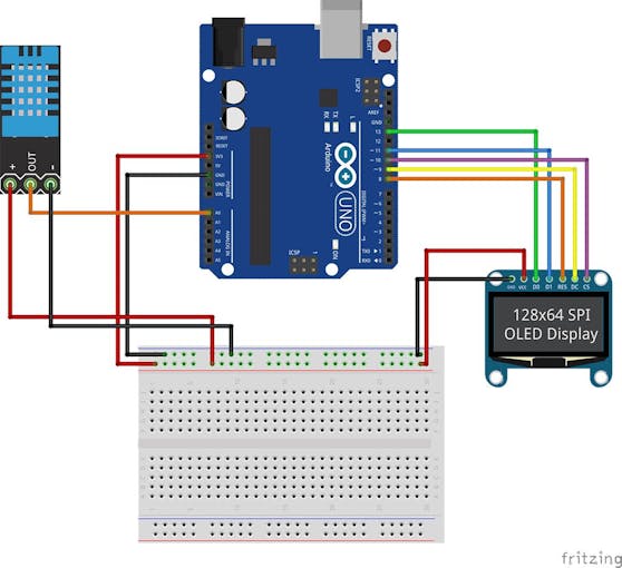 data arduino with sampling Thermometer And OLED DHT11 With Hygrometer Arduino data arduino with sampling Thermometer And OLED DHT11 With Hygrometer Arduino