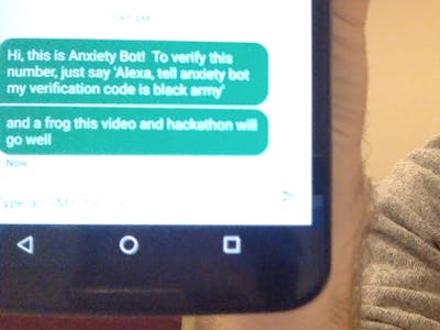 Anxiety Bot - Let a robot take care of them for you