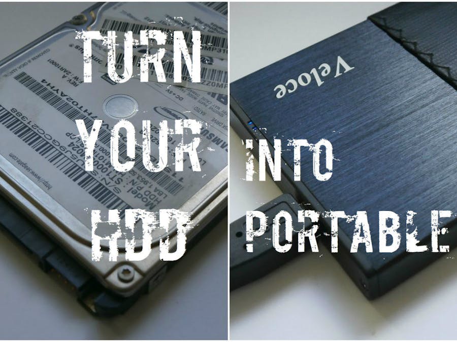 Turn Your Old Hard Drive Into Portable HDD