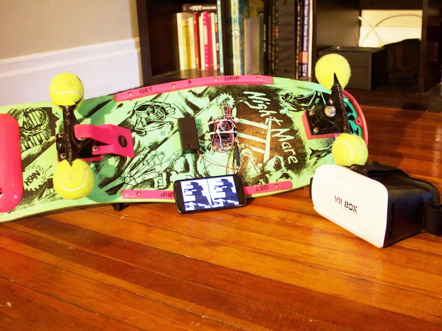 Hack Skateboard for Virtual Reality with Arduino