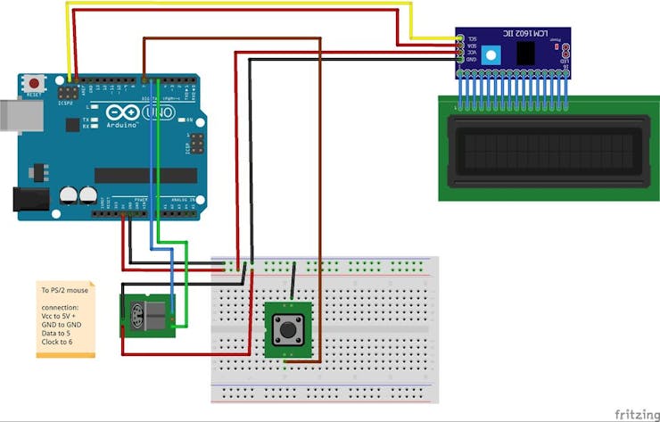 Digital 3D Printer Filament Counter Using PS/2 Mouse - Hackster.io