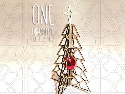 One-Ornament Christmas Tree