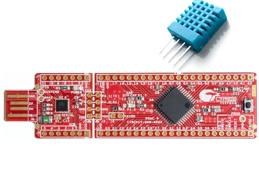 PSoC 4 Interface with DHT11