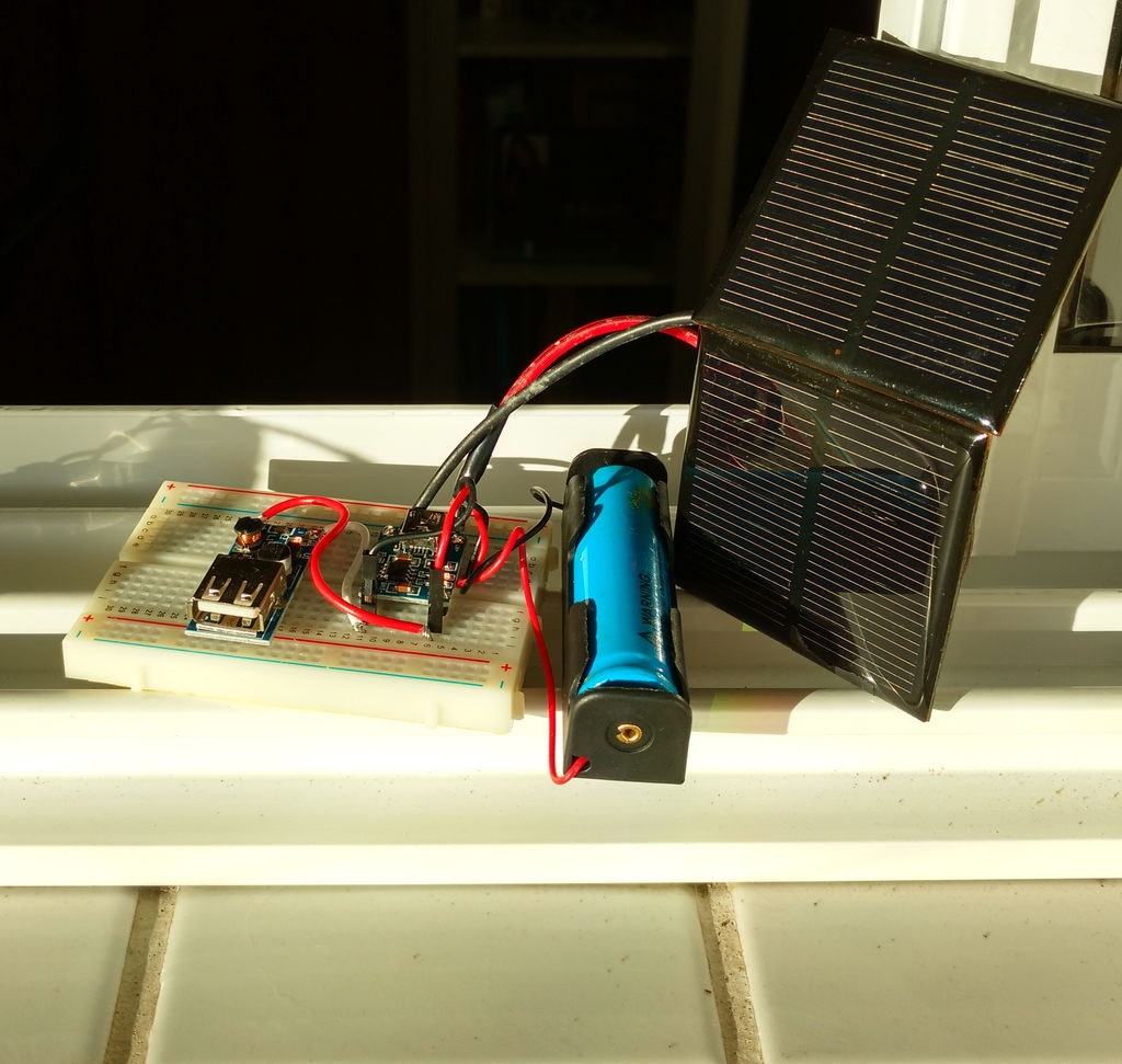 Solar Panel Based Charger And Small Led Lamp Circuit Diagram And