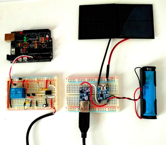 Solar Charged Battery Powered Arduino Uno - Arduino Project Hub