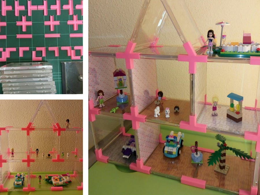 Upcycling CD Cases: Doll's House // Toy Shelves