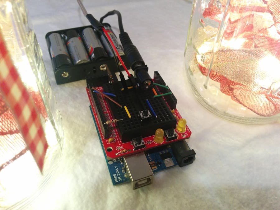 Programmable Christmas Mason Jar Lights