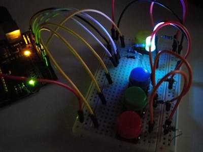 RGB LED Button Controller