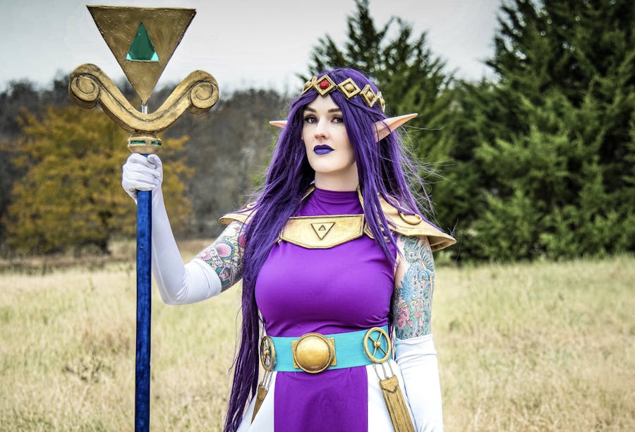 Zelda Princess Hilda LED Staff Powered by Arduino