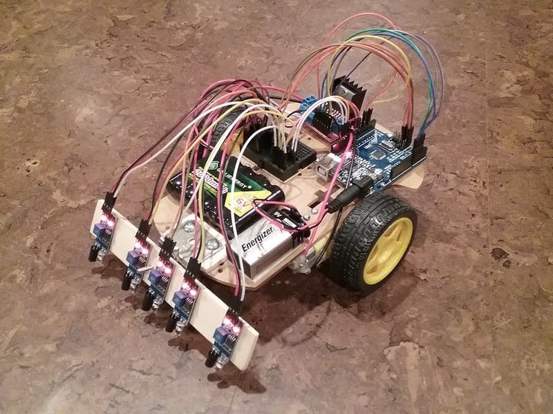 Elliot the Line Follower Robot