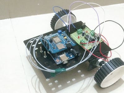 WiFi Controlled Robot using Arduino UNO and Blynk